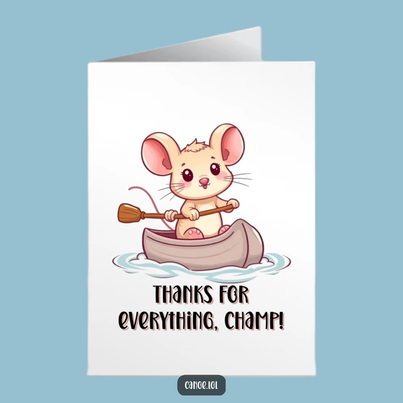 Free Printable Thank You Mouse Card: Brave Pilot, Funny Downloadable Gratitude!