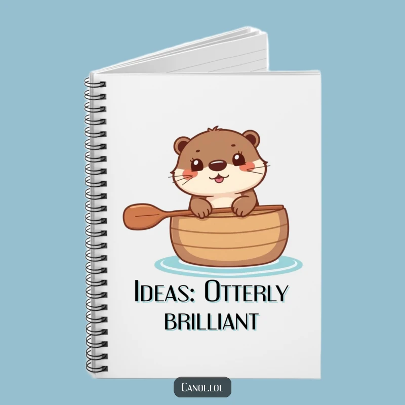 Funny Otter Canoe Notebook: Jot Down Ideas with This Cute & Inspiring Journal!